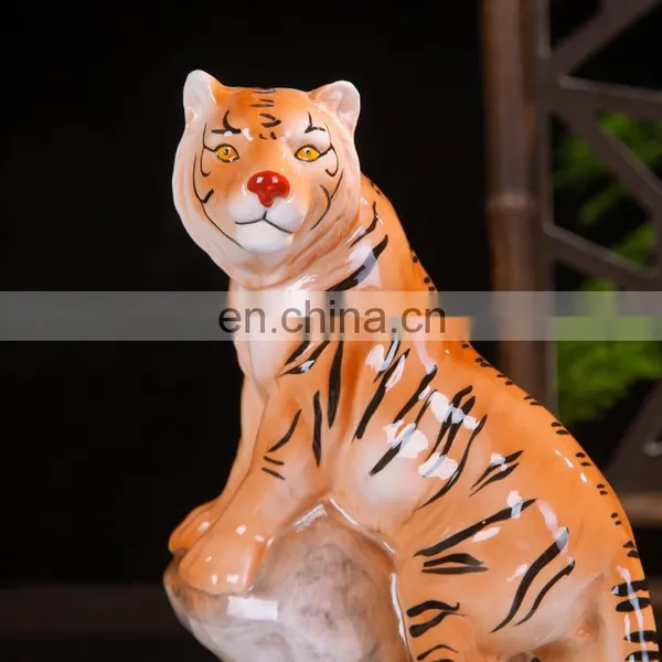 Chinese Zodiac Series Tiger Cute and Mini Ceramic Wine Bottle photo-4