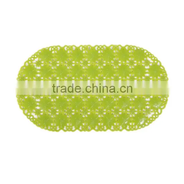 Plastic Pvc Bathroom Mat Flower Shapped Bath Mat photo-2