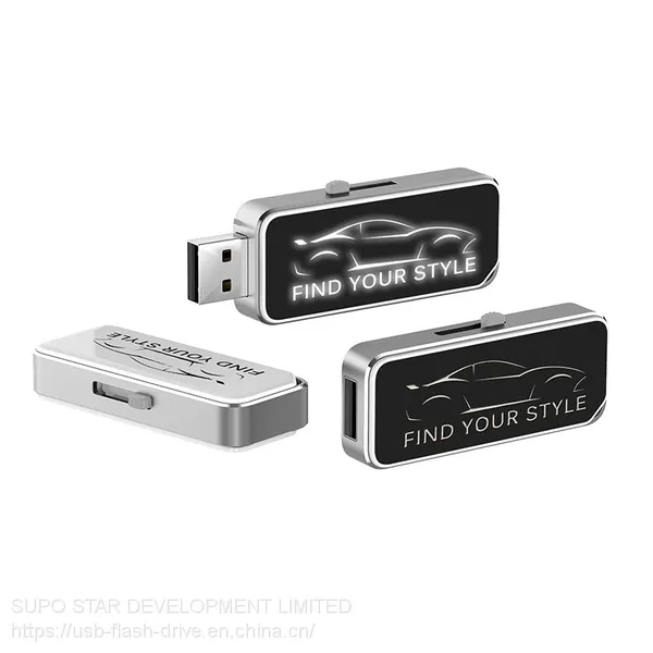 OTG Type C USB Stick With Lighting Logo photo-3