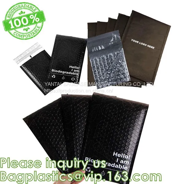 Bubble Bags Zip Padded Pouch For Beauty Skin Care Slider Zipper Lock Bag Colored Customized PVC Slider Zipper Bubble Bag
