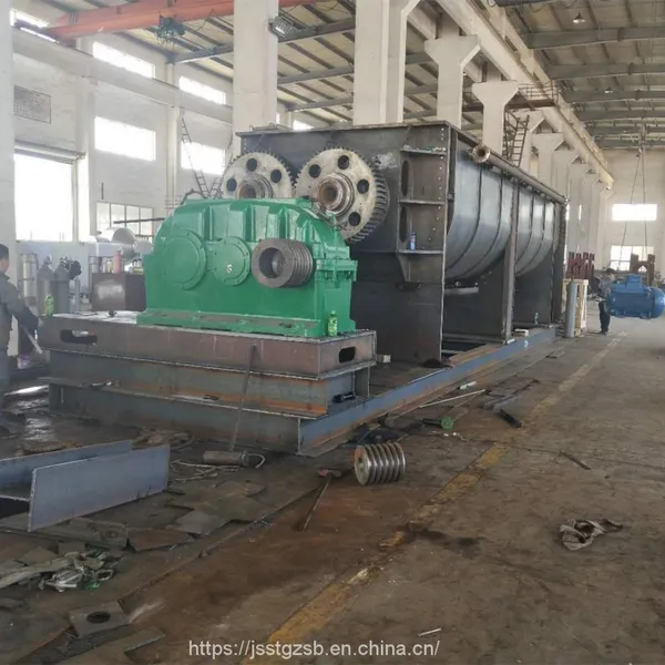Hollow Paddle Dryer KJG Series Hollow Paddle Dryer Conductive Energy-saving Sludge Drying Equipment photo-2