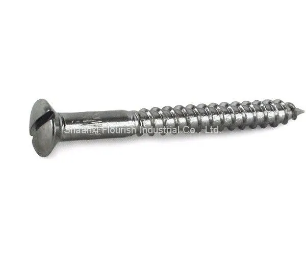 Raised CSK Head Self Tapping Wood Screws , Slotted Raised Countersunk Wood Screw photo-3