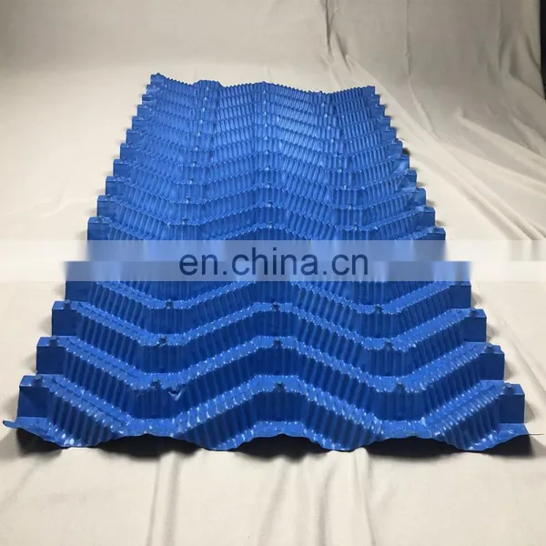 500mm Width Blue Cooling Tower Fill Water Treatment PVC Bio Media photo-5