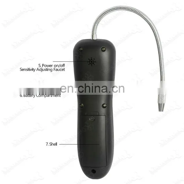 CLD 100 Refrigerant Halogen CFCs HCFC HFC Leak Detector HVAC Leak Tester Machine CLD-100 photo-3