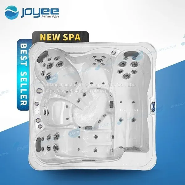 JOYEE OEM Online Technical Support 5 Person Bathtub Acrylic Balboa System Spa Whirlpool Massage Hot Tubs