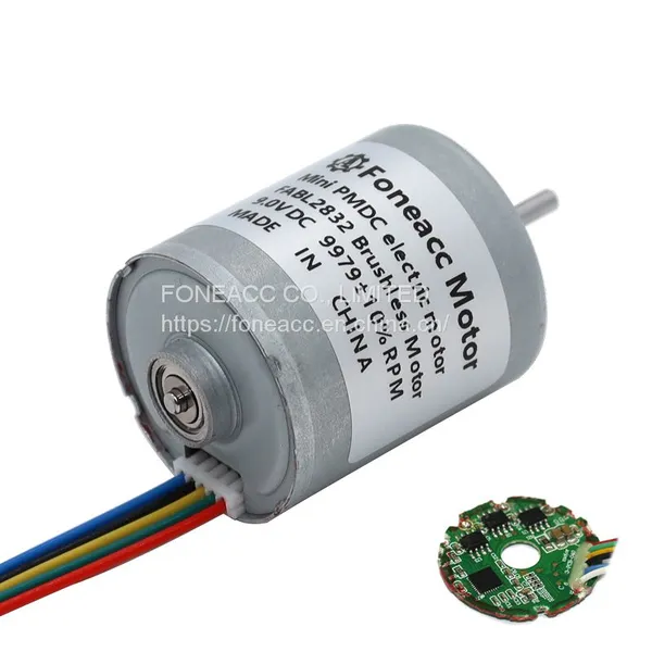 BL2832I OD 28mm Custom 6V 9V 12v 24v High Speed Low Noise Mini Brushless dc Electric Motor With Built-in Driver Board photo-4