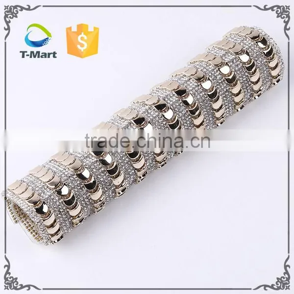 Fashion Garment Adhesive Mesh Fabric Trimming Rhinestone Mesh Roll Quality Choice photo-3