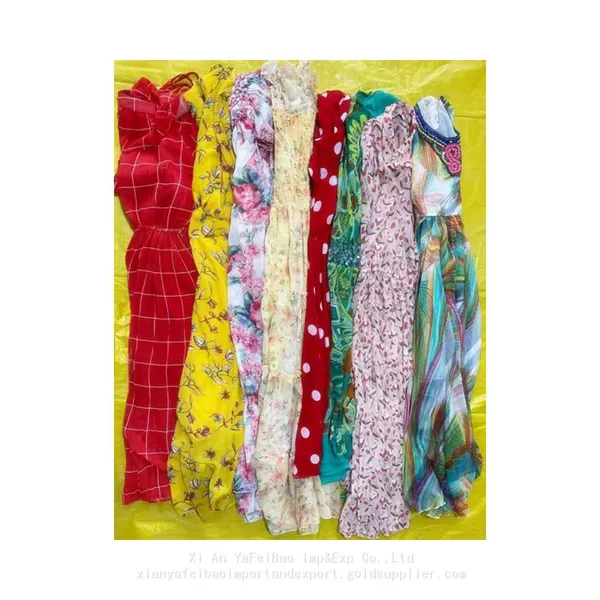 Australia Used Clothing Supplier Ladies Silk Dress Used Bales of Mixed Used Clothing Brand Second Hand Clothes Usa