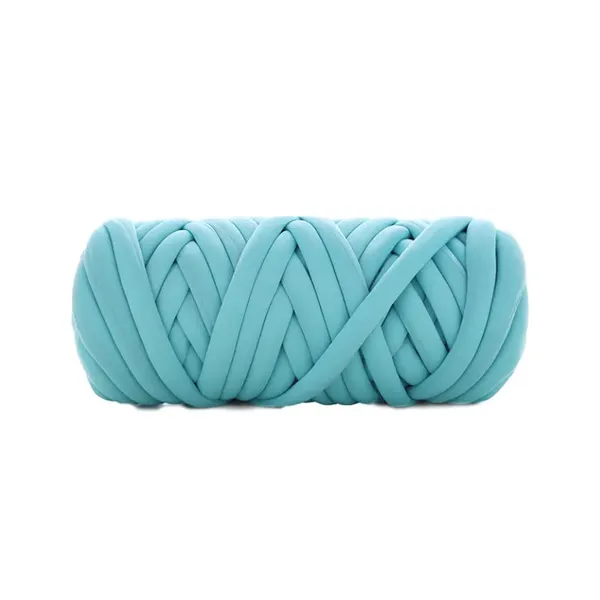 Yarn Crafts 100% Soft Bright Polyester Velvet Chenille Yarn 6mm Diameter Knitting Scarf Fancy Yarn photo-2