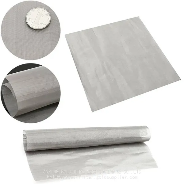 Customized Plain Weave 904L 316L 430 Stainless Steel Wire Mesh ,Dutch Weave for Precise Micron Filtration Stainless Steel Mesh Screen photo-2