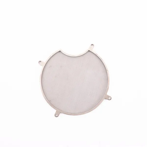 Customized Shape 304 Stainless Steel Woven Wire Mesh Filter Disc For Dust Filtration photo-5