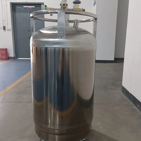 Self Pressurized Tank YDZ-150 Price Discount Laboratory Stainless Steel Liquid Nitrogen Tank photo-3