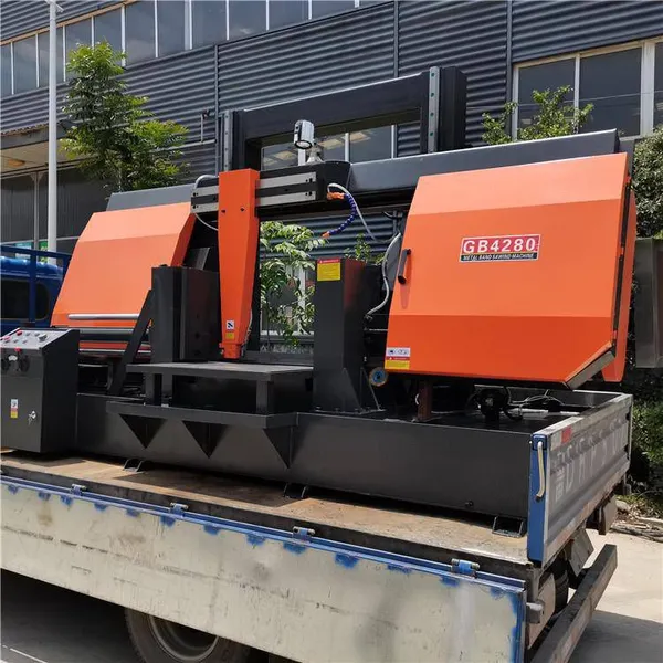 Semi-automatic Horizontal Metal Band Sawing Machine, Steel Bar Saw Band Sawing Machine, Cnc Band Sawing Machine Gb4280 photo-3