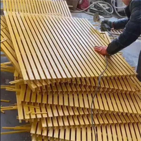 Pultruded FRP GRP Grating Corrosion Resistant Heavy Duty Assembled photo-3