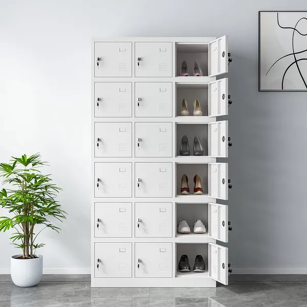 Modern 18-Door Metal Storage Locker photo-4
