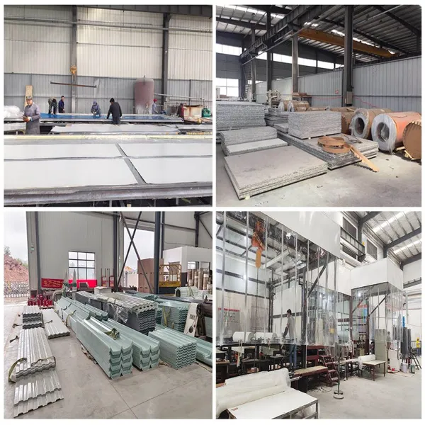 Anti-Corrosion FRP Fiberglass Panels Waterproof Embossed Plate for Bus Station Awnings Biological Welding Construction photo-6