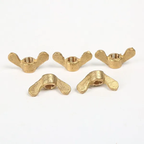 M8 DIN 315 Wing Nuts Zinc Plated Steel American Form