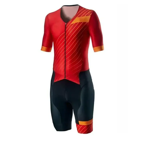 Custom Mens Womens Triathlon Suit Trisuit Cycling Sublimation Printing Custom Logo 1 Piece Sportswear Unisex Sets Custom OEM ODM photo-3