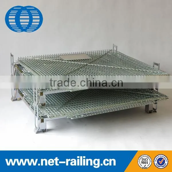 Industry Foldable Storage Metal Wire Mesh Container photo-2