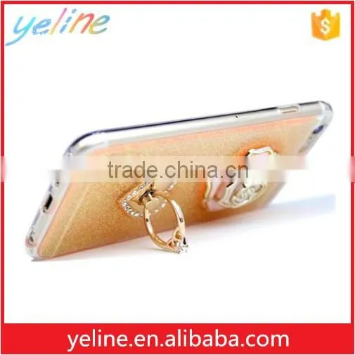 Popular New Arrival Factory Retai 3d Rose Phone Case With Finger Ring for Iphone 6s photo-5