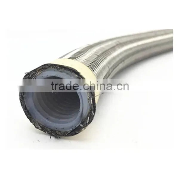 SS 316 Cover Flexible Corrugated PTFE Tube photo-3