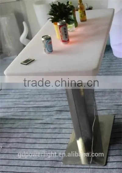 PE Plastic Big Bar Table With LED Light and Remote 120110B photo-3