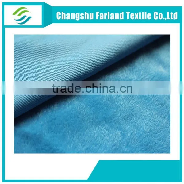 Blue Velvet Upholstery Fabric photo-4