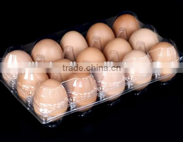 Wholesale Clear Plastic Clamshell Egg Tray Box Packaging of 15 Holes/cavities photo-4