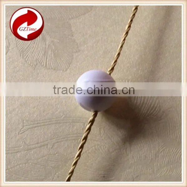 Factory Made Moulding Injection Fashion Plastic Seal Tags With Cotton String photo-2
