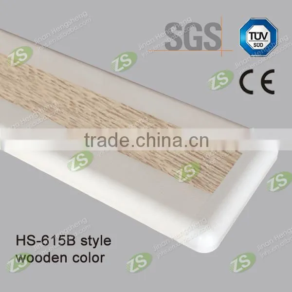 Wooden Color Rigid PVC Wall Protection Wallguards/ Bumper Rail photo-3