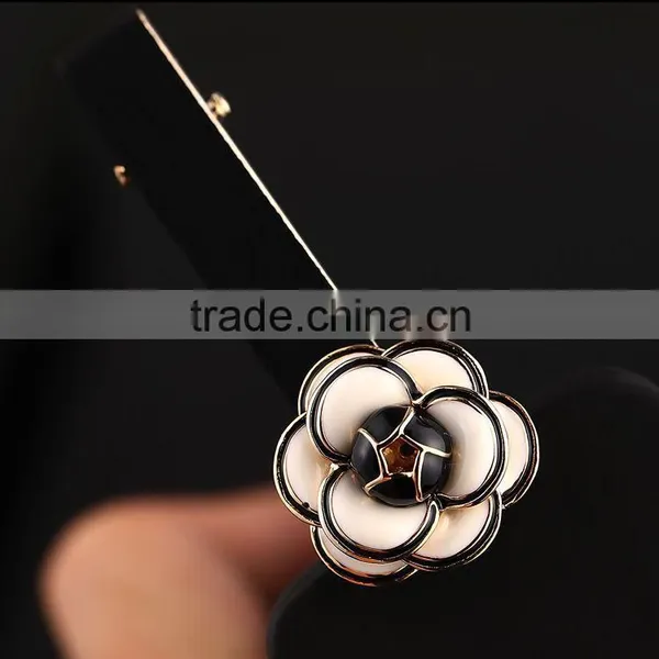 Neoglory Simulated Pearl Hair Barrette Enamel Cute Flower Shaped 14K Gold Plated Women 2015 Wholesale photo-6