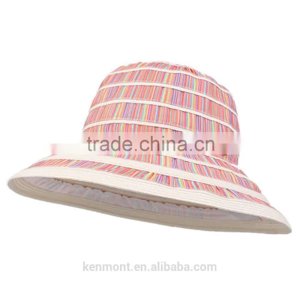 Ladies Fashion Handmade Elegant High Quality Straw Hat Material