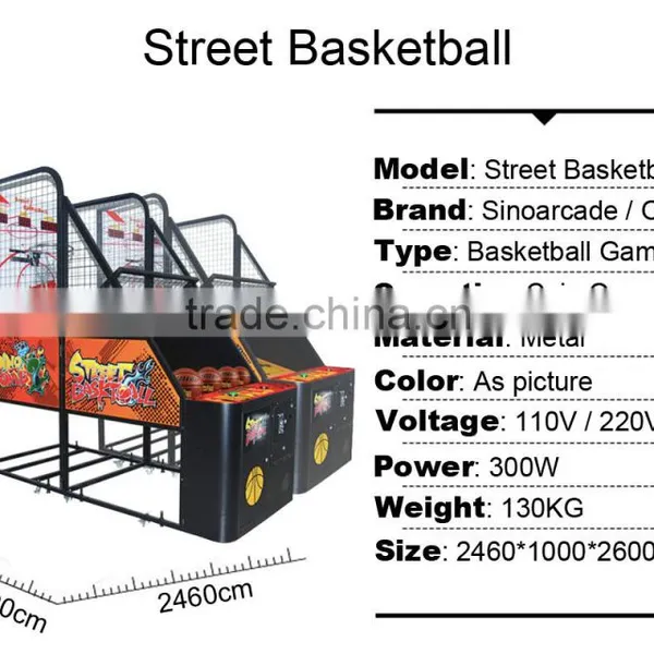 Hot Basketball Shooting Game Machine Cabinet Indoor Sports Amusement Device photo-6