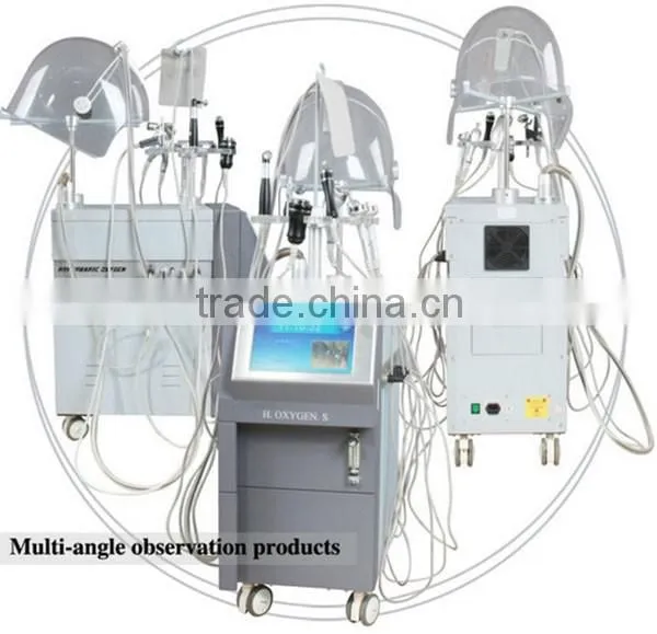 Skin Rejuvenation New Facial Care Oxygen Machine/multipolar RF 40k Cavitation Bio-photon Hyperbaric Oxygen Skin Care Machine Acne Removal photo-2