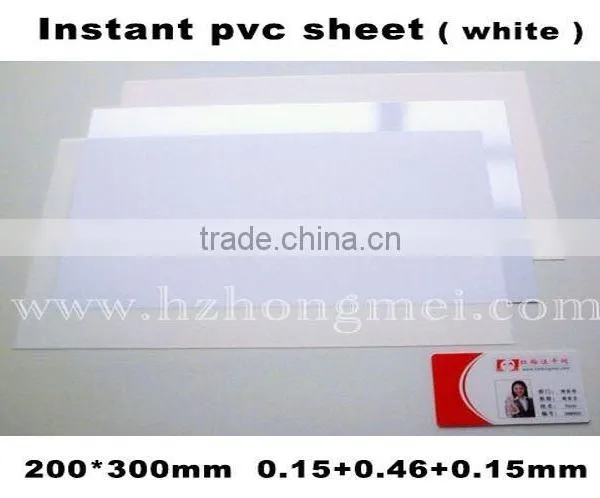 China Hot Sale White Hard Inkjet Pvc Thin Plastic Sheet photo-2