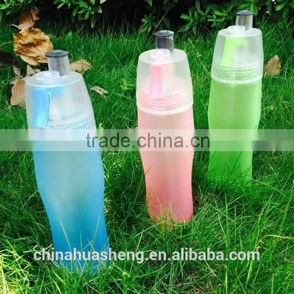 740ml PC Clear Mist &sip Water Bottle Tritan Mist Bottle BPA Free Spray Bottle photo-4