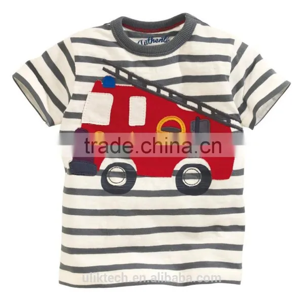 New Stylish Soft Fabric Boys t Shirt Silly Frog Applique photo-2