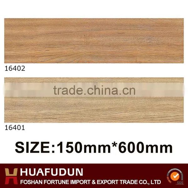2014 Canton Fair Hot Sales Fo Shan Wood Look Semi Polished Porcelain Tile photo-2