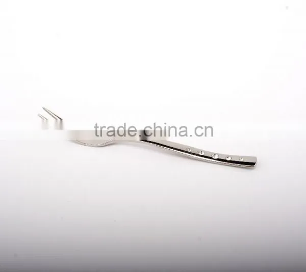 18/8 Stainless Steel Table Dinner Knife With Crystal Stone photo-4