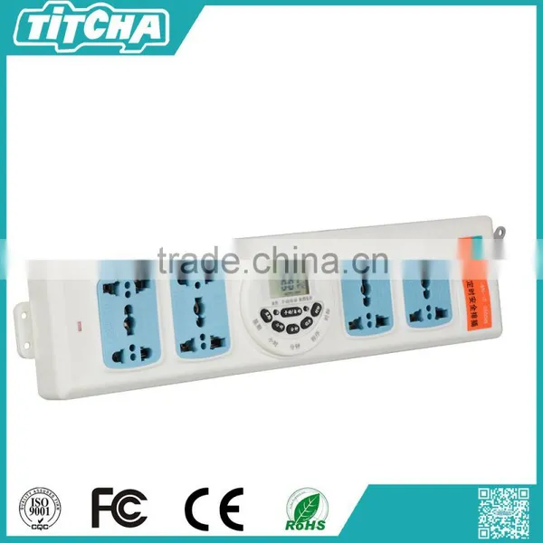 JR-1N-10E Multiple Plug Socket Strip Individual Control Each Plug Socket
