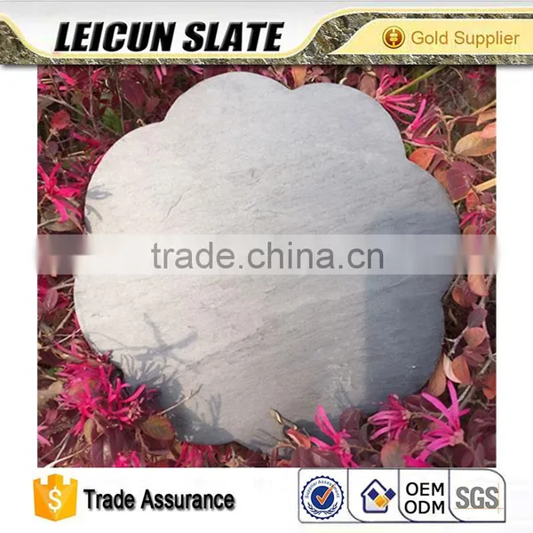 Natural High Quality Slate Stone Plates With Delicate Package Black Sushi Plate