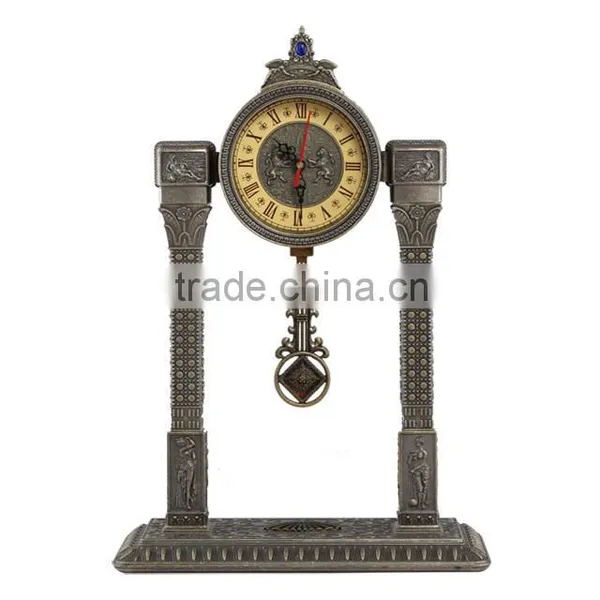 European Style Metal Table Clock Souvenirs Clock Gifts Clock