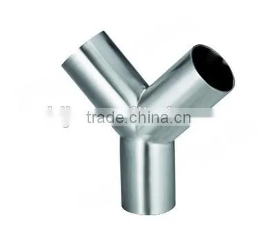 Seamless Y Tee Sanitary Fitting Stainless Steel Pipe Fitting photo-2
