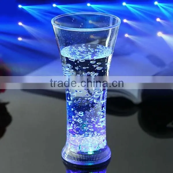 Customized Plastic Led Light up Beer Mug Chalice