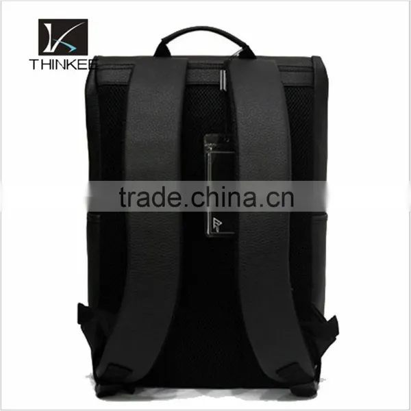 Korean Fashion Polyester School Bag Laptop Backpack photo-3