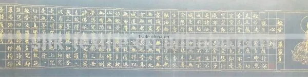 "The Prajna Paramita Sutra" Paper Scroll Hand Write in Chinese