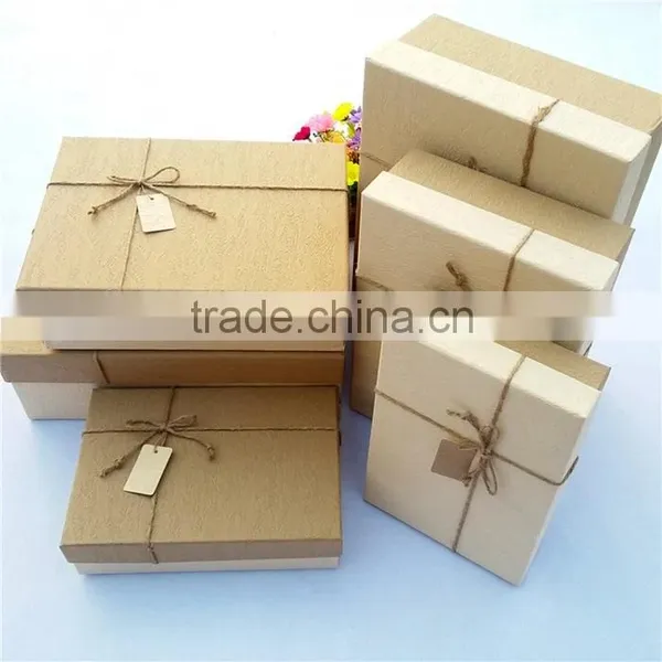 Wholesale Recycled Kraft Paper Gift Box photo-2