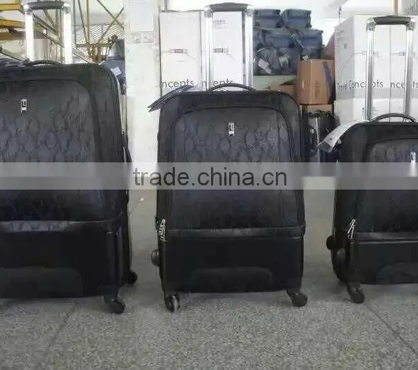 Stock Quality PC With Polyester 3pcs Trolley Luggage Set photo-4