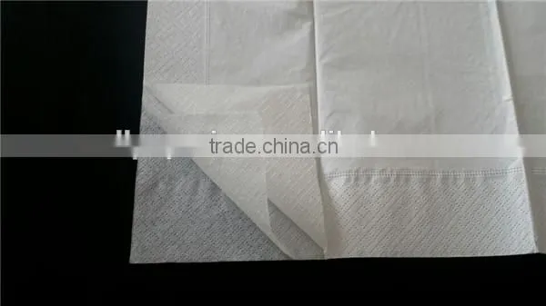 White Dinner Napkins 40x40cm 3ply 1/8fold photo-3