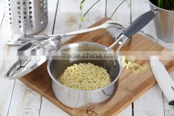 2016 Charms High Quality Tri-ply Casserole&household Cooking Pots With Lids photo-3